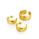 Chunky Gold Plated Silver Stud Earrings The ICONIC, image , picture 5