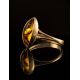 Leaf Cut Amber Ring In Gold The Sophia, Ring Size: 9 / 19, image , picture 2