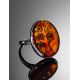The Tree Of Life Symbolic Ring Made In Sterling Silver and Baltic Amber, Ring Size: 6 / 16.5, image , picture 2