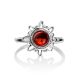 Cherry Amber Silver Ring The Helios, Ring Size: 7 / 17.5, image , picture 3