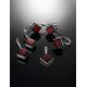Geometric Silver Ring With Cherry Amber The Ovation, Ring Size: Adjustable, image , picture 5