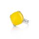 Silver Amber Ring The Byzantium, Ring Size: 5.5 / 16, image , picture 4