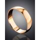 Glossy Golden Band Ring, Ring Size: 6.5 / 17, image , picture 2