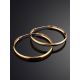 Chic Golden Hoop Earrings, image , picture 2