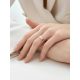 Wide Shank Golden Band Ring, Ring Size: 6.5 / 17, image , picture 4