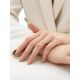 Wide Shank Golden Ring Without Stones, Ring Size: 6 / 16.5, image , picture 4