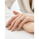 High Polished Stone Less Golden Ring, Ring Size: 6 / 16.5, image , picture 4