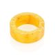 Engraved Amber Band Ring The Magma, Ring Size: 10 / 20, image , picture 3