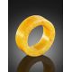 Engraved Amber Band Ring The Magma, Ring Size: 5.5 / 16, image , picture 2