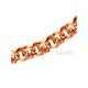 Chunky Gold Plated Silver Bismark Chain 55 cm, Length: 65, image , picture 2
