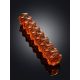Texturized Cognac Amber Massage Stick, image , picture 2