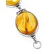 Link Amber Bracelet In Sterling Silver With Inclusions The Clio, image , picture 8
