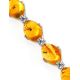 Link Amber Bracelet In Sterling Silver The Clio, image , picture 8