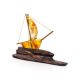 Handcrafted Amber Decorative Ship Model, image , picture 5