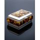 Multicolor Amber Mosaic Jewelry Box, image , picture 2