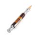 Handcrafted Wenge Wood Ball Pen With Natural Amber, image , picture 3