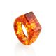 Unisex Amber Signet Ring The Magma, image , picture 4
