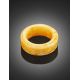 Honey Amber Band Ring The Magma, Ring Size: 8.5 / 18.5, image , picture 2