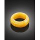 Honey Amber Band Ring The Magma, Ring Size: 9 / 19, image , picture 2