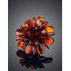 Amber Adjustable Floral Ring The Chrysanthemum, Ring Size: Adjustable, image , picture 2