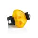 Unisex Rubber Ring With Natural Amber The Grunge, Ring Size: / 23, image , picture 3