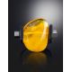 One Size Mens Ring With Amber The Grunge, Ring Size: / 23, image , picture 2
