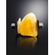 Amber Designer Unisex Ring The Grunge, Ring Size: 13 / 22, image , picture 2