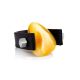Unisex Rubber Ring With Amber Centerpiece The Grunge, Ring Size: 13 / 22, image , picture 3