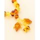 Amber Angel Shaped Pendant Necklace, image , picture 8