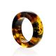Cognac Amber Band Ring The Magma, image , picture 4