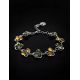 Amber Bracelet In Sterling Silver The Lily Of The Valley, image , picture 2
