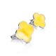 Alhambra Amber Cufflinks In Sterling Silver The Monaco, image , picture 3