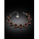 Cherry Amber Bracelet In Sterling Silver The Aster, image , picture 2