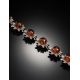 Cherry Amber Bracelet In Sterling Silver The Aster, image , picture 4