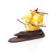 Fabulous Natural Amber Ship Model, image 