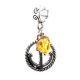Metal Charm With Lemon Amber The Anchor, image , picture 4