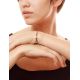 Cognac Amber Link Bracelet In Silver The Amour, image , picture 3