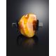 Rubber Amber One Size Ring The Grunge, Ring Size: / 23, image , picture 2