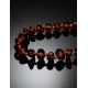 Cognac Amber Teething Necklace, image , picture 2
