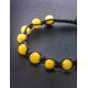 Iconic Shamballa Bracelet With Honey Amber Beads, image , picture 3