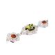 Sterling Silver Link Bracelet With Multicolor Amber The Luxor, image , picture 3