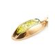 Golden Pendant With Bright Green Amber The Sophia, image , picture 2