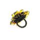Green Amber Ring The Chrysanthemum, Ring Size: Adjustable, image , picture 7