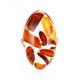 Multicolor Amber Open Ring With Jewelry Polymer The Dalmatian, Ring Size: Adjustable, image , picture 3