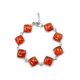Cognac Amber Bracelet In Sterling Silver The Byzantium, image , picture 4