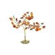 Amber Brass Decorative Money Tree, image , picture 5