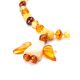 Amber Teething Necklace With Angel Shaped Pendant, image , picture 5