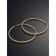 Chic Ribbed Gold Hoop Earrings, image , picture 2