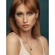 Round Silver Earrings With Cognac Amber The Brunia, image , picture 2