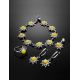 Sterling Silver Dangles With Honey Amber The Helios, image , picture 5